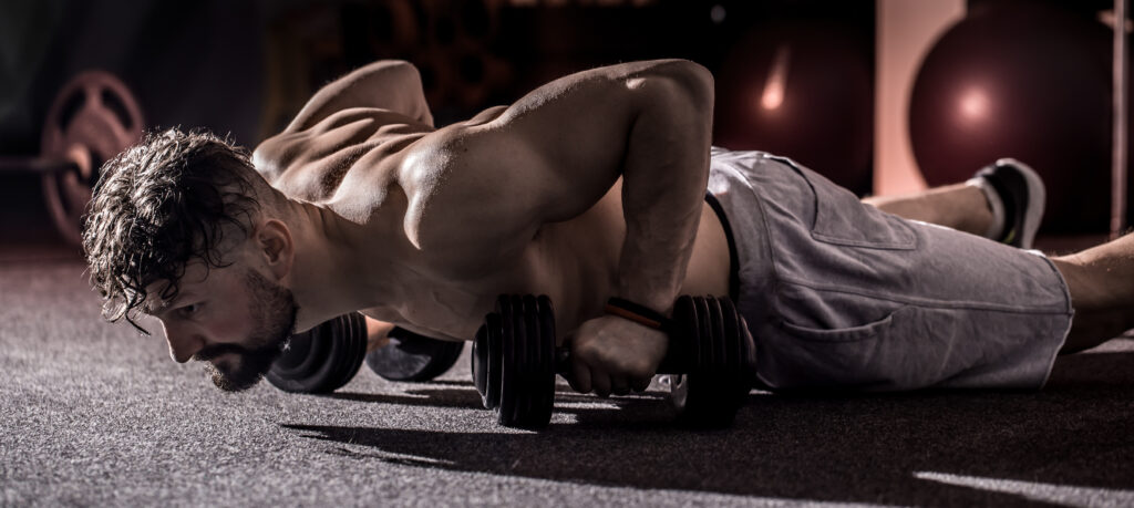 triceps con mancuerna en casa
